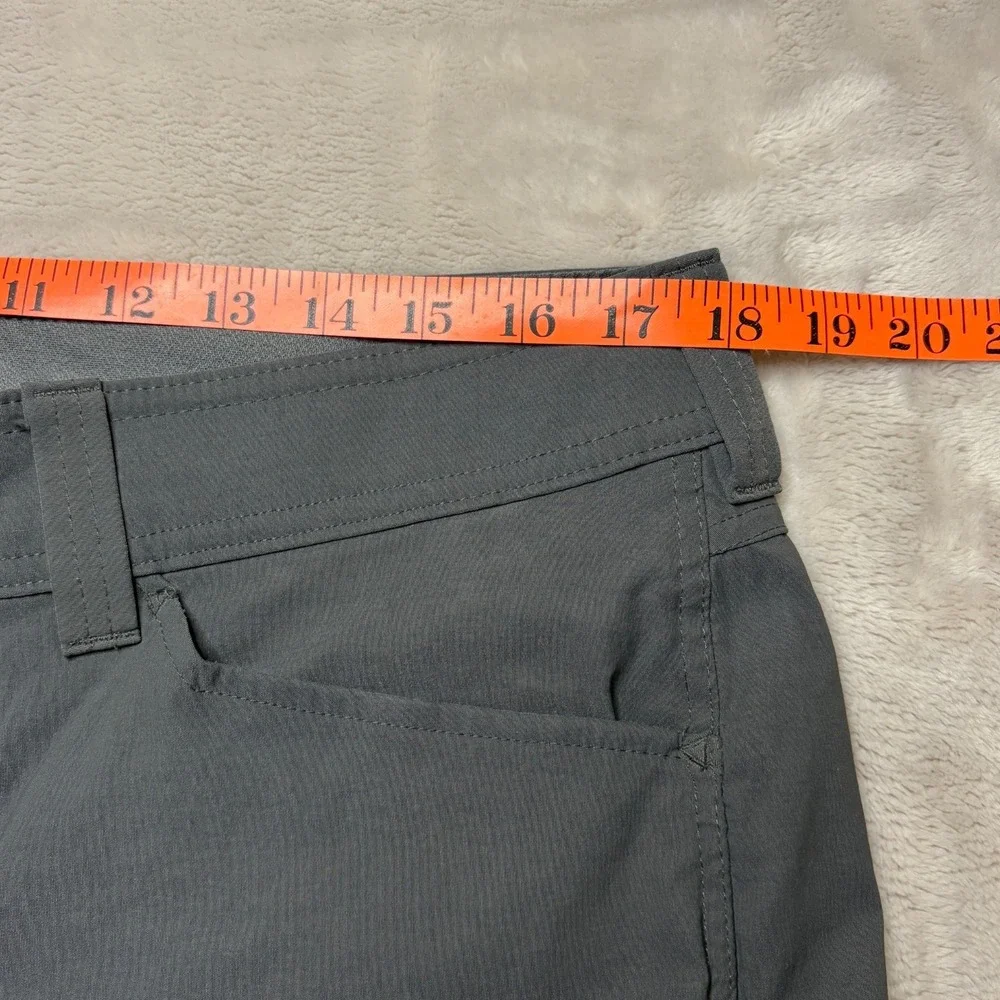 Eddie Bauer First Ascent Pants Mens (Fits 36x31) Gray Fleece Lined Hiking Gorp